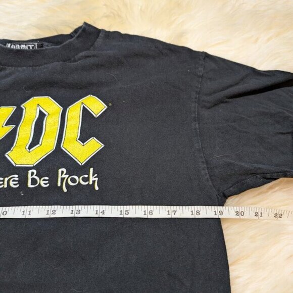 AC/DC Let There Be Rock Graphic Tee Sz M Vtg 2000s Admit One Tag Band T Shirt - Picture 3 of 7
